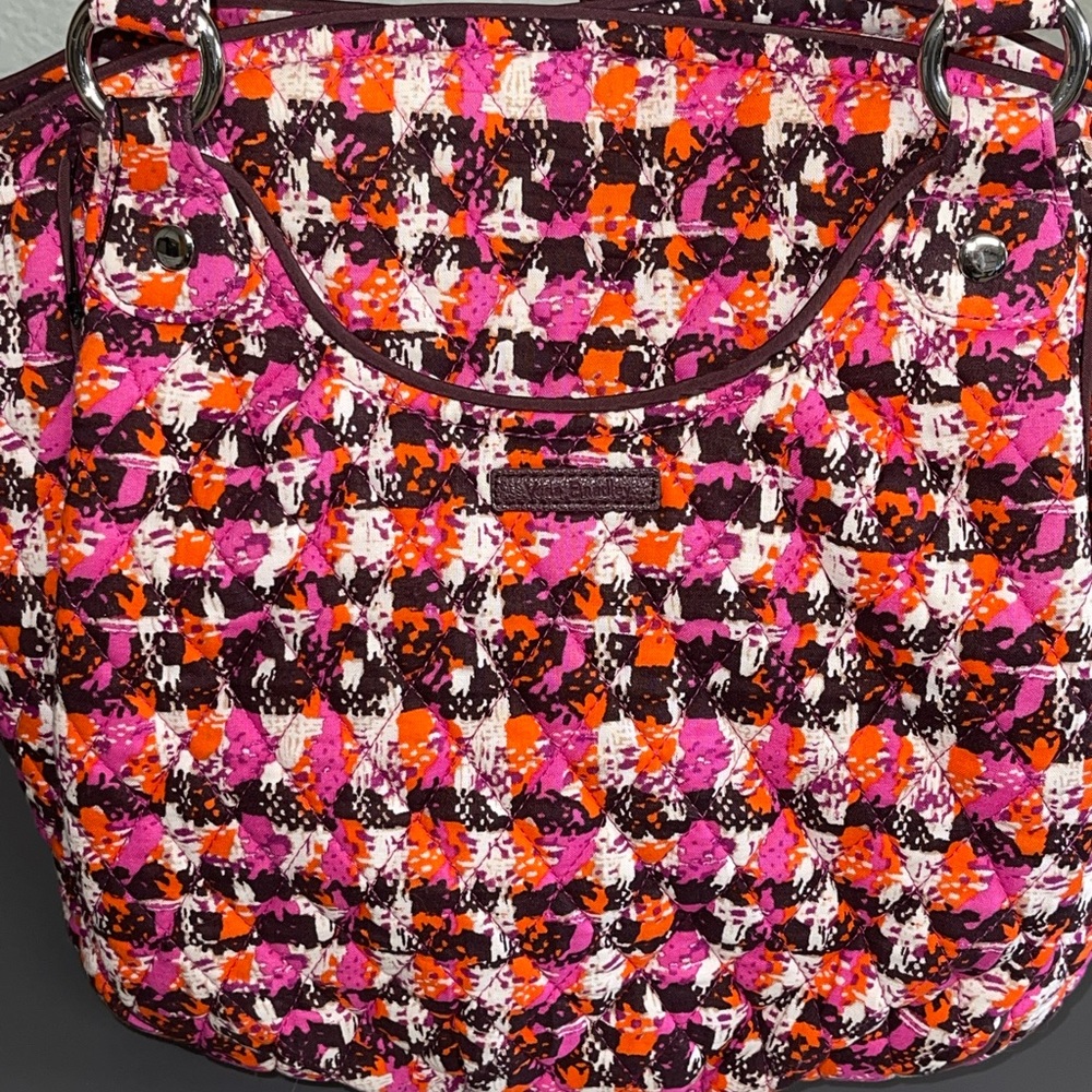 Vera Bradley Glenna - Houndstooth Tweed Satchel Bag - Picture 2 of 8